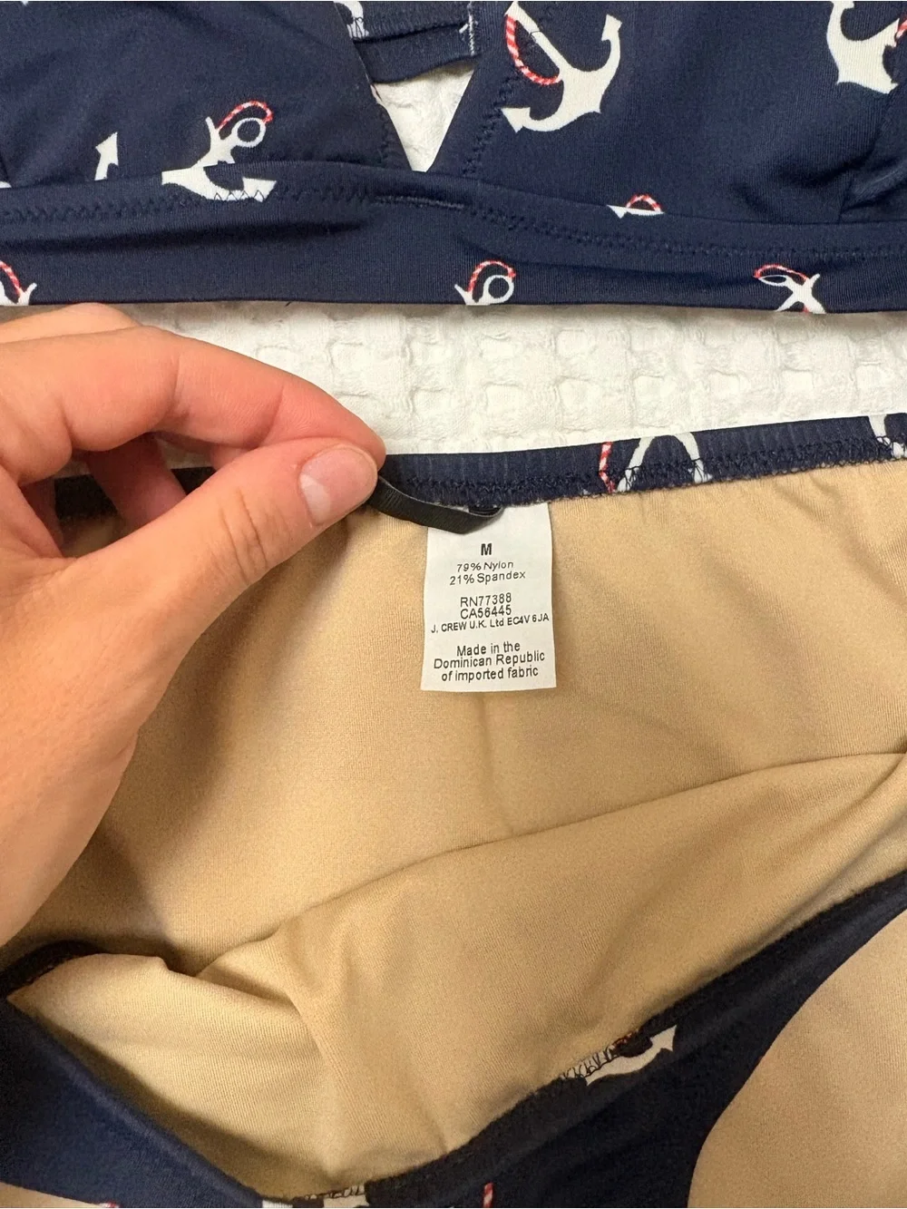 NEVER WORN Jcrew Anchor Bikini